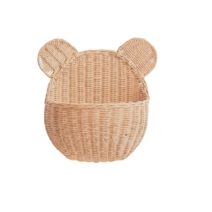 Porta Fraldas urso de rattan Modali