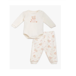 Kit body/calça suedine gata mascote M Dedeka