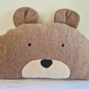 Almofada encosto 70x40 rosto de urso Amore Biah