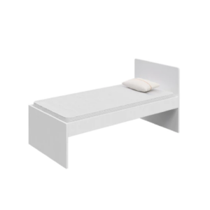 Cama Solteiro Turim Branca ( neve )