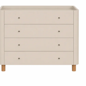 Cômoda 702 com 4 gavetas laca Areia