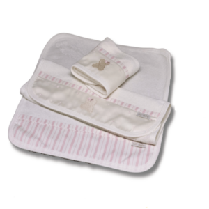 Kit 3 paninhos atoalhados off classic AC Baby
