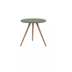 Mesa de apoio Verde com pés Palito madeira