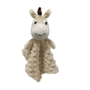 Naninha 30x30cm cavalo bege laço