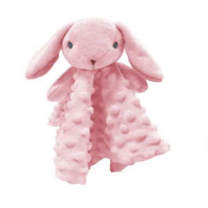 Naninha 30x30cm coelho rosa laço