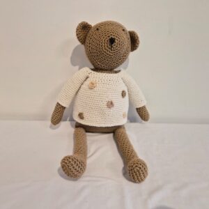 Amigurumi Urso com roupa Qmama