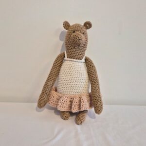 Amigurumi Ursa com vestido croche Qmama