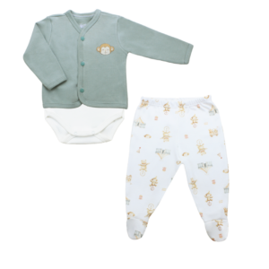 Conj pagão 3 pçs le cirque P Mini Bear