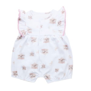 Macaquinho suedine carroussel rosa M Mini Bear