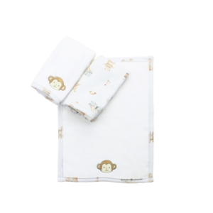 Kit 3 fraldinhas suedine le cirque Mini Bear