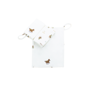 Kit 3 fraldinhas suedine polo bear Mini Bear