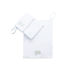 Kit 3 fraldinhas suedine mini elephant Mini Bear