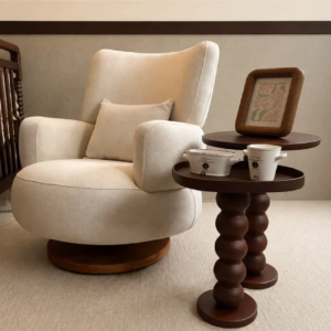 Conjunto Mesas Dot + Tampo Recouro Cacau