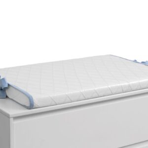 Trocador reto em Trico azul Blue Sky SOFT AT